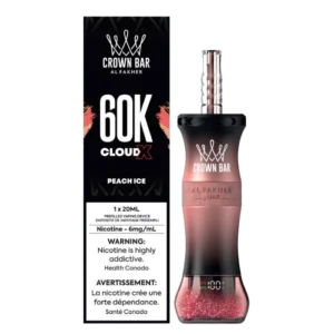 Crown Bar Cloud X 60K - Peach Ice