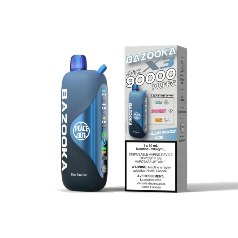 Bazooka X3 90K — Blue Razz Ice