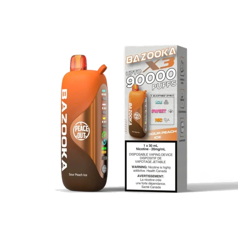 Bazooka X3 90K — Sour Peach Ice