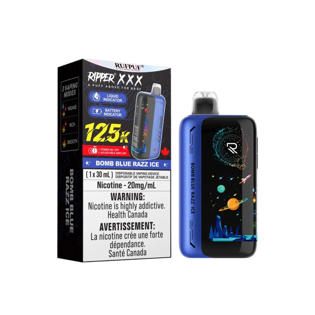 Ripper XXX 125K โ Bomb Blue Razz Ice