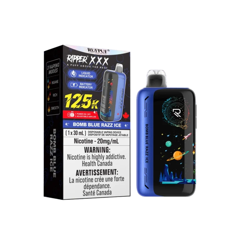 Ripper XXX 125K — Bomb Blue Razz Ice
