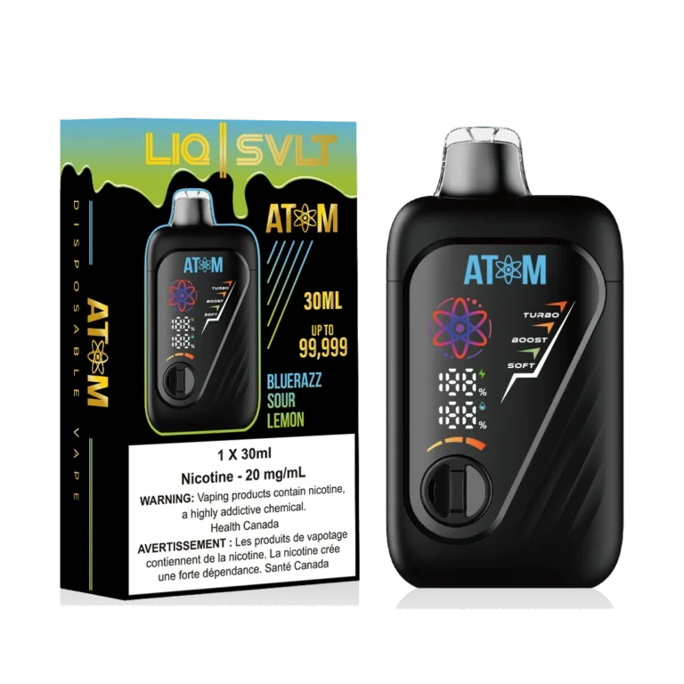 Atom 99K — Bluerazz Sour Lemon