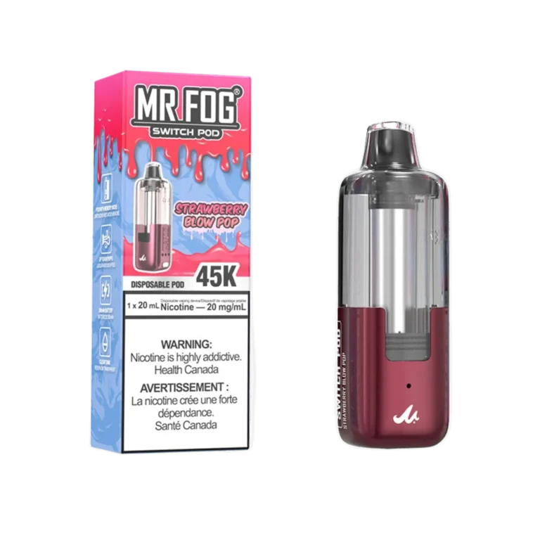 Mr. Fog Switch Pod — Strawberry Blow Pop