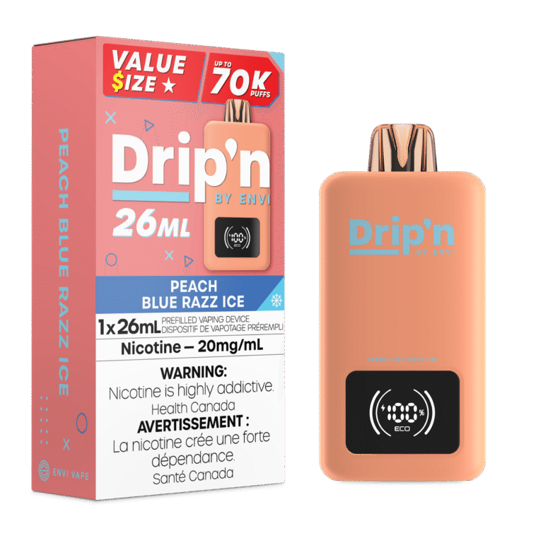 Drip'n 70K 26ml — Peach Blue Razz Ice