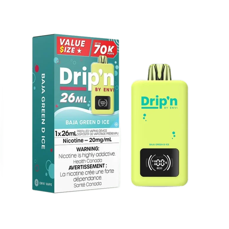 Drip'n 70K 26ml — Baja Green D Ice