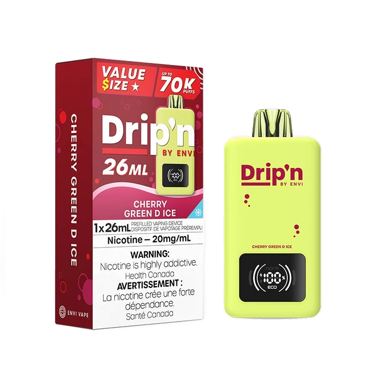 Drip'n 70K 26ml — Cherry Green D Ice