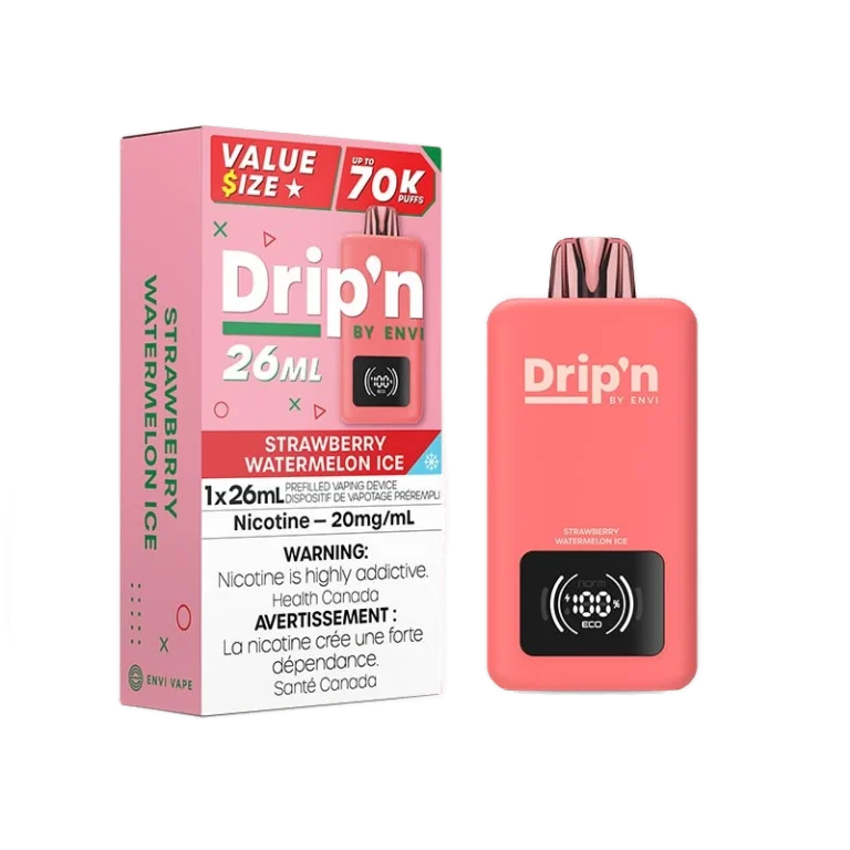 Drip'n 70K 26ml — Strawberry Watermelon Ice