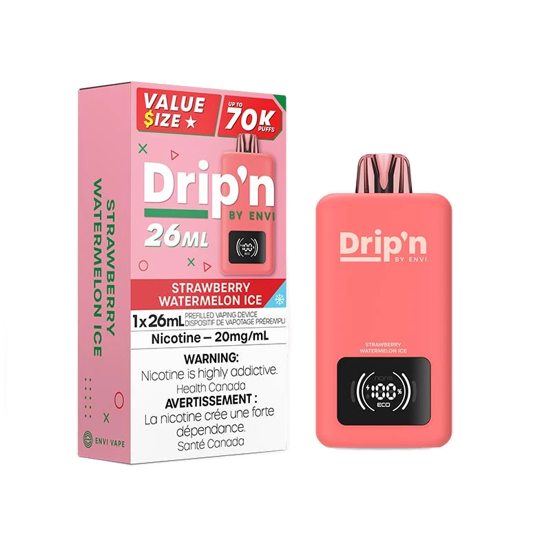Drip'n 70K 26ml — Strawberry Watermelon Ice