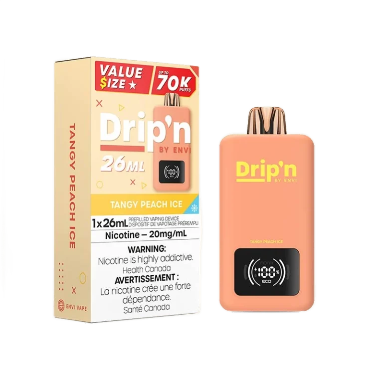 Drip'n 70K 26ml — Tangy Peach Ice