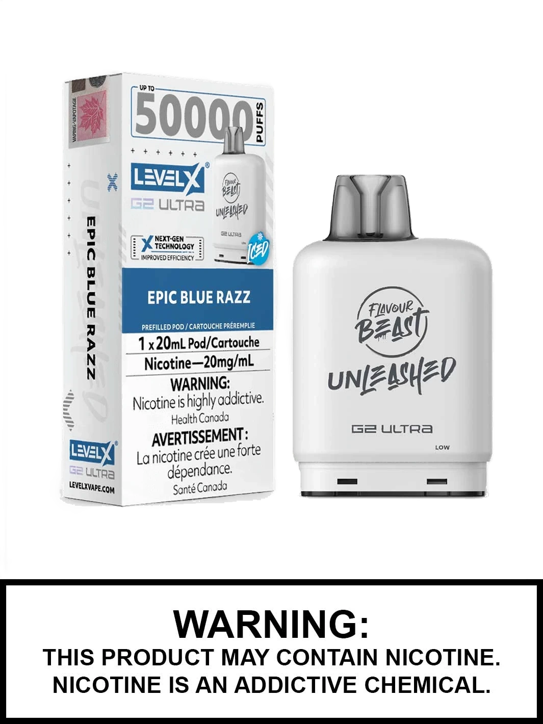 Level X 50K — Epic Blue Razz