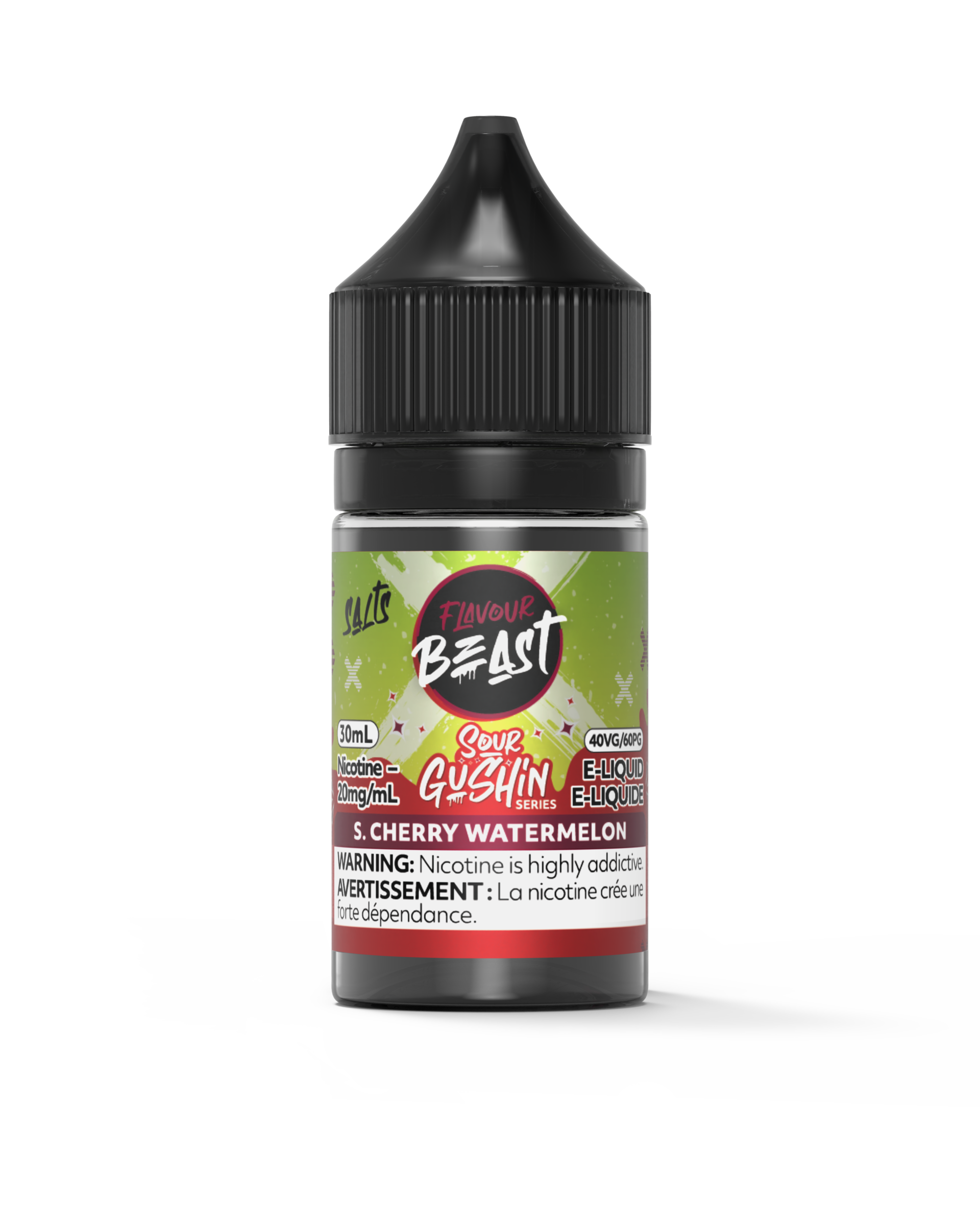 Flavour Beast Sour Gushin 30mL — Cherry Watermelon