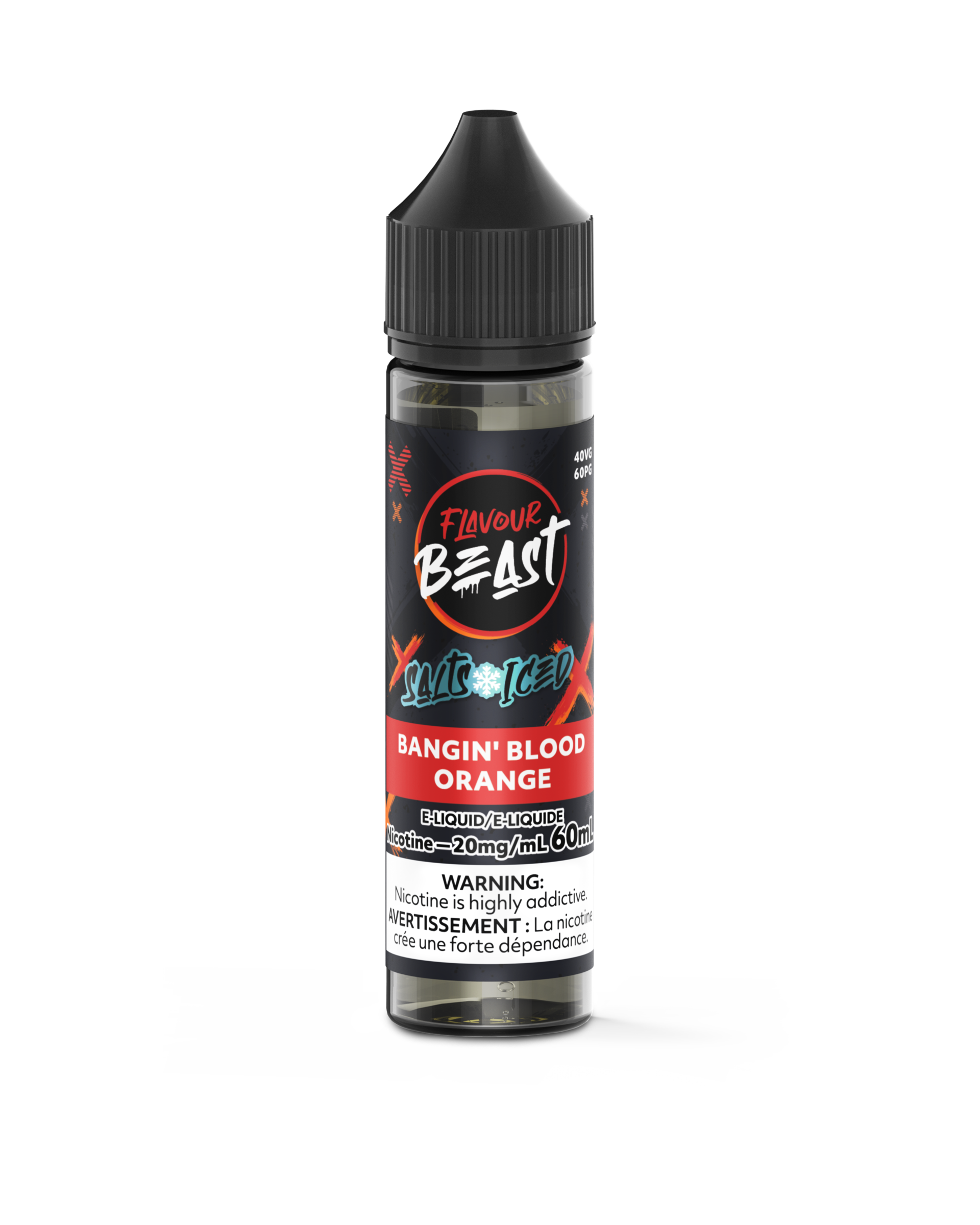 Flavour Beast Salts 60mL — Bangin' Blood Orange Iced - 20mg