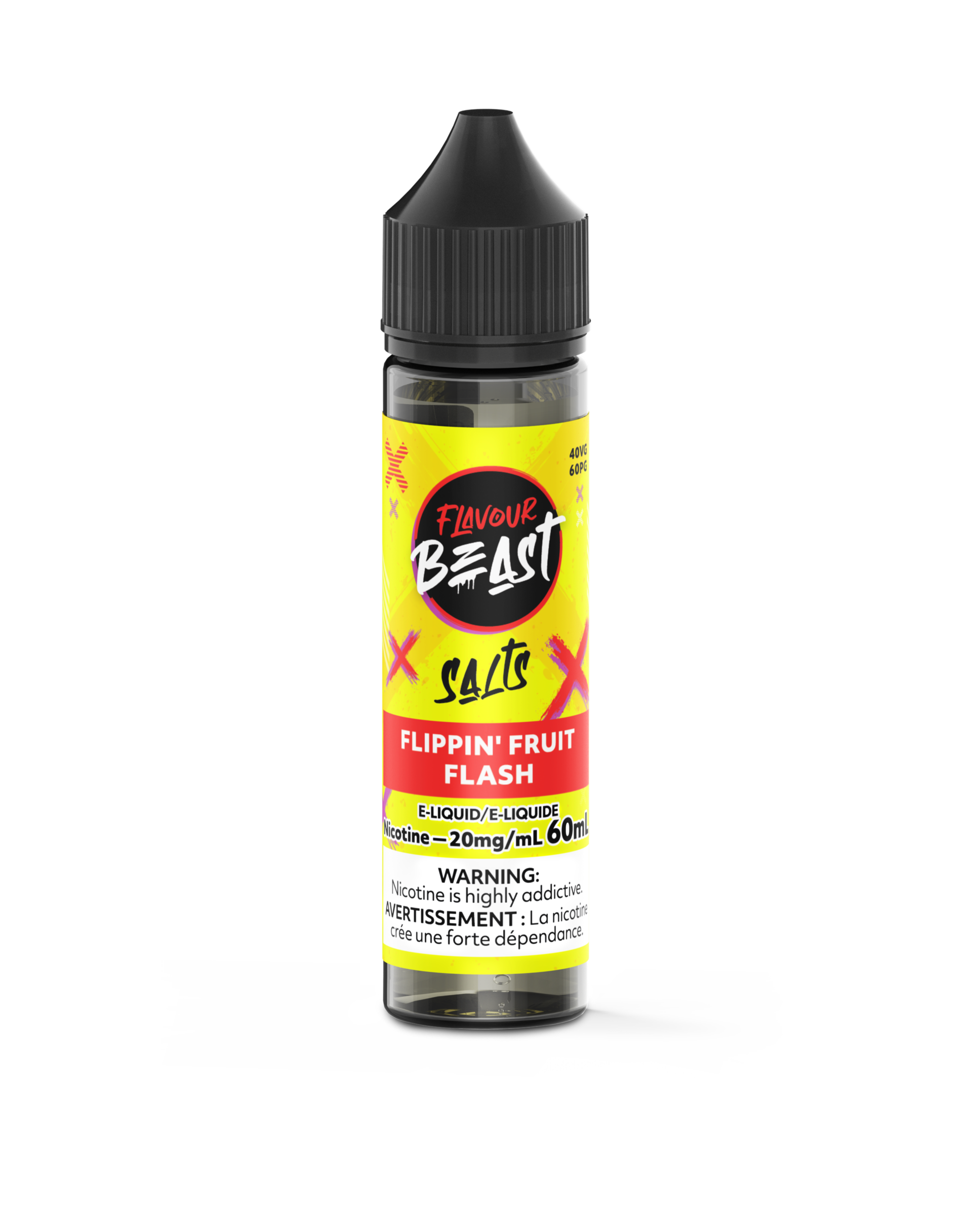 Flavour Beast Salts 60mL — Flippin' Fruit Flash - 20mg