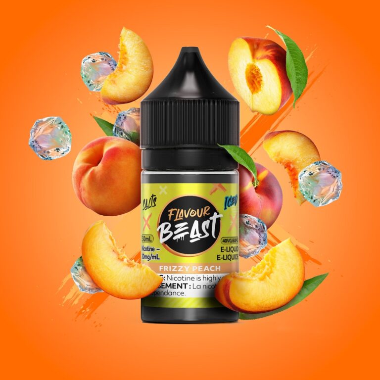 Flavour Beast Salts 30mL — Frizzy Peach Iced - 20mg