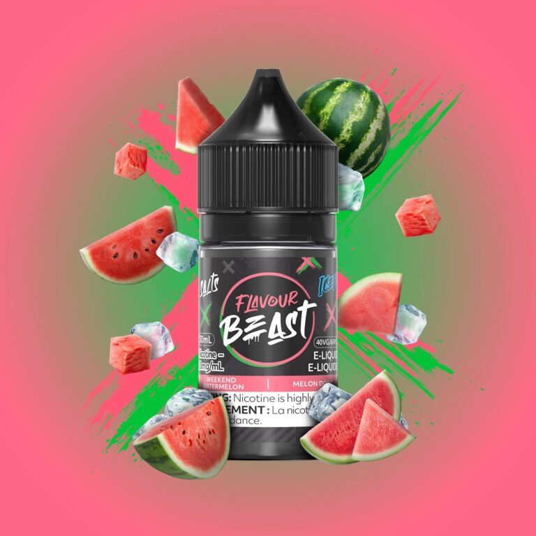 Flavour Beast Salts 30mL — Weekend Watermelon Iced - 20mg