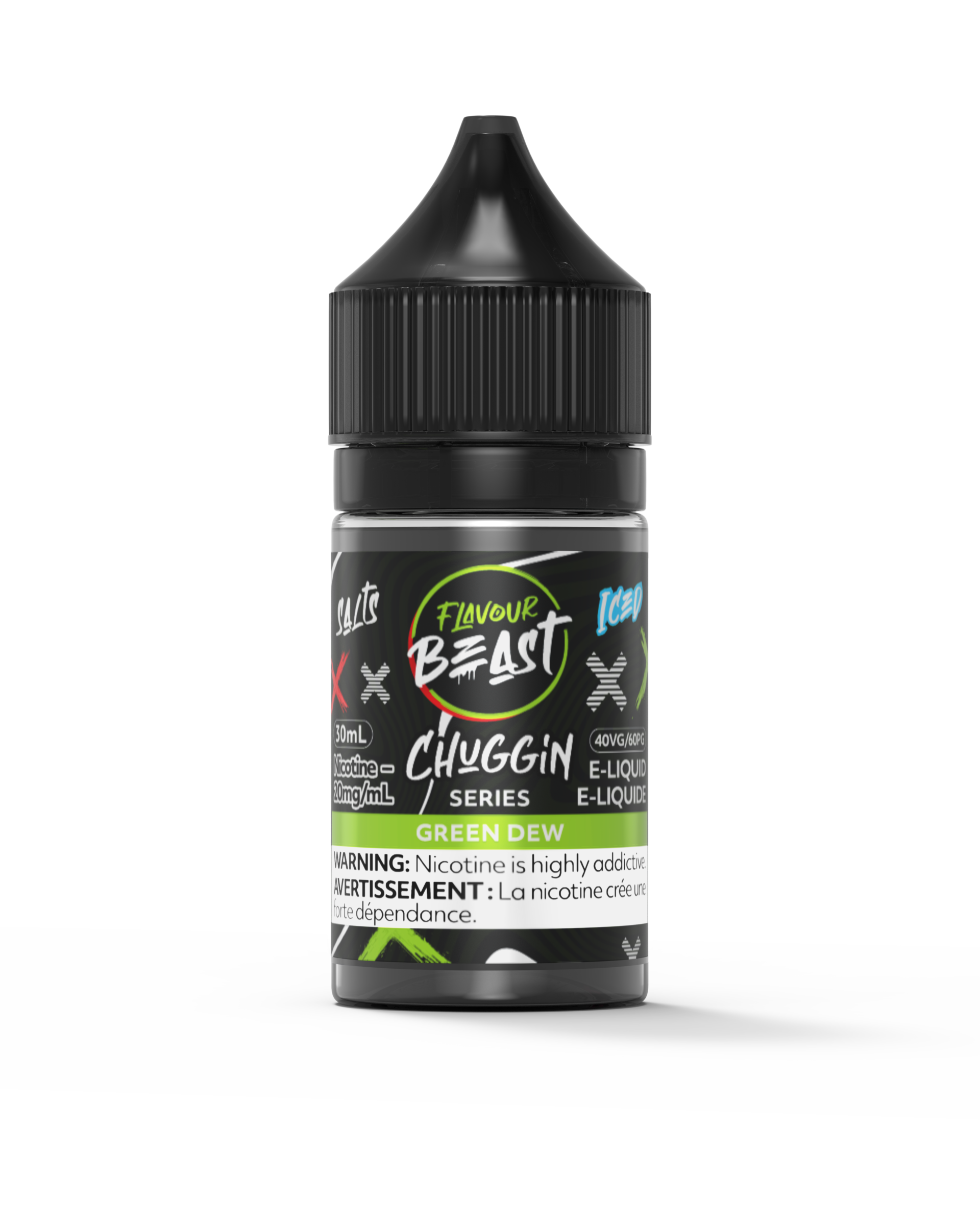 Flavour Beast Chuggin E-Liquid 30mL — Green Dew