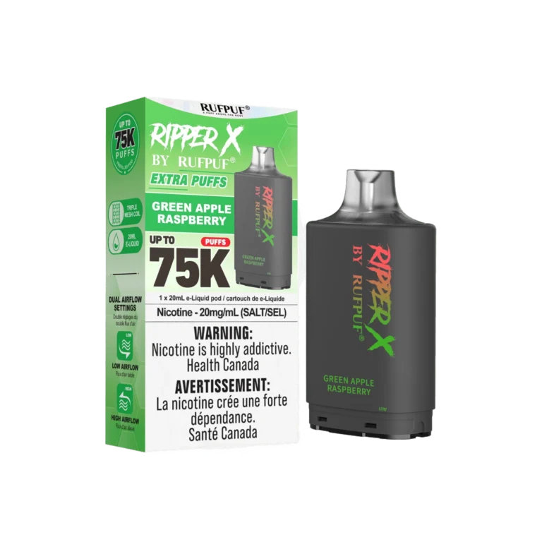 Ripper X 75K — Green Apple Raspberry