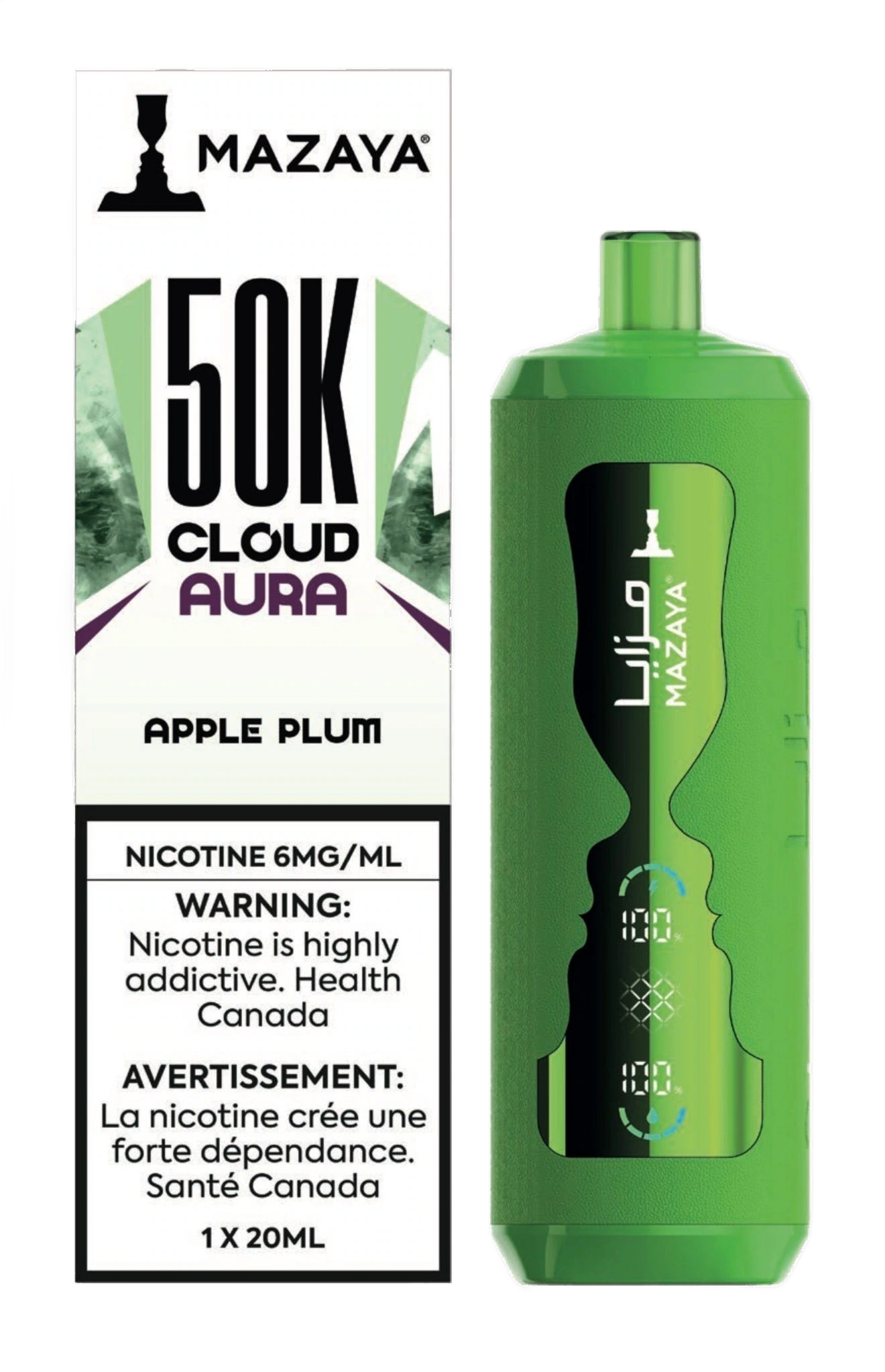 Mazaya 50K Cloud Aura — Apple Plum