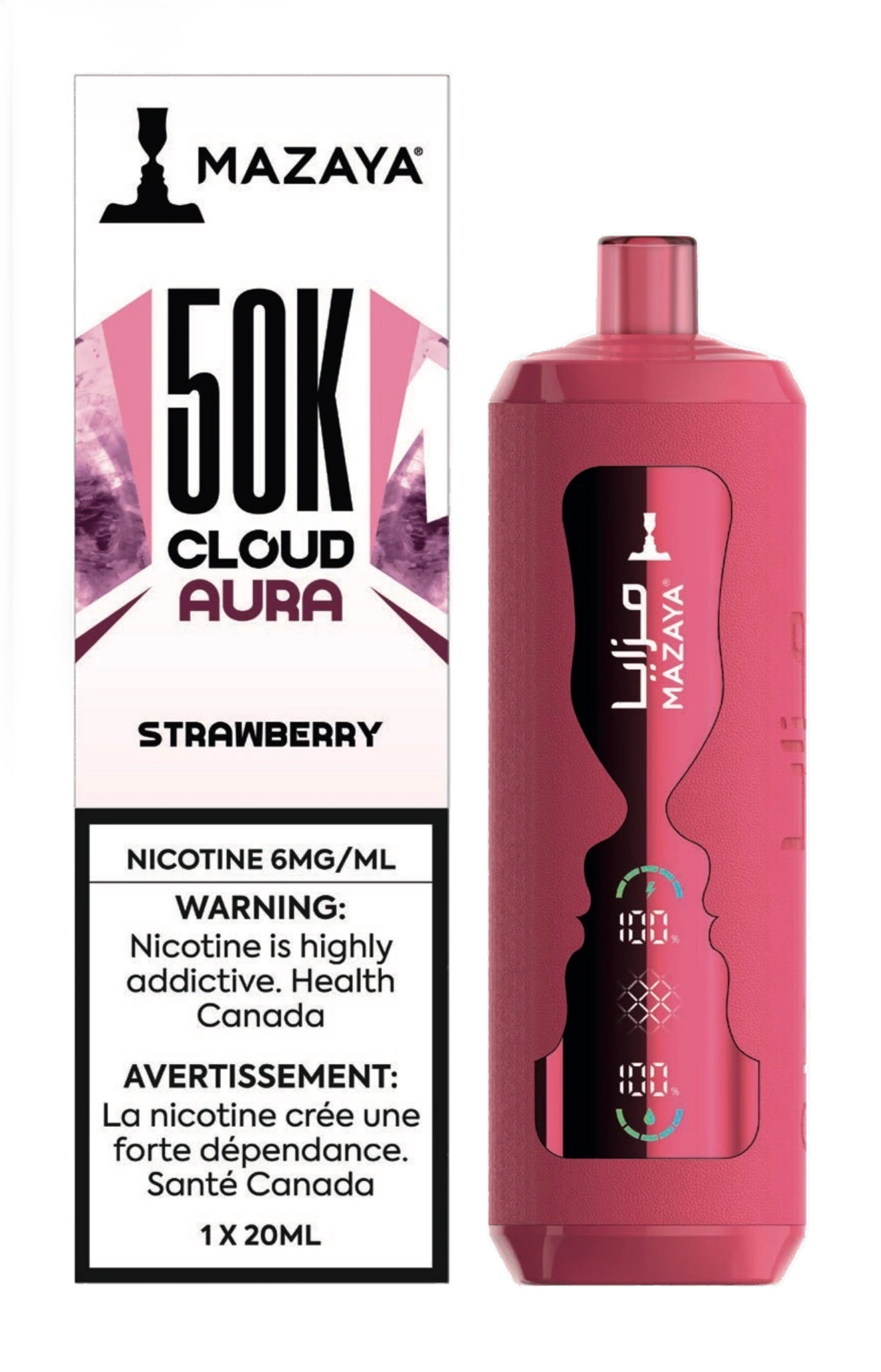 Mazaya 50K Cloud Aura — Strawberry