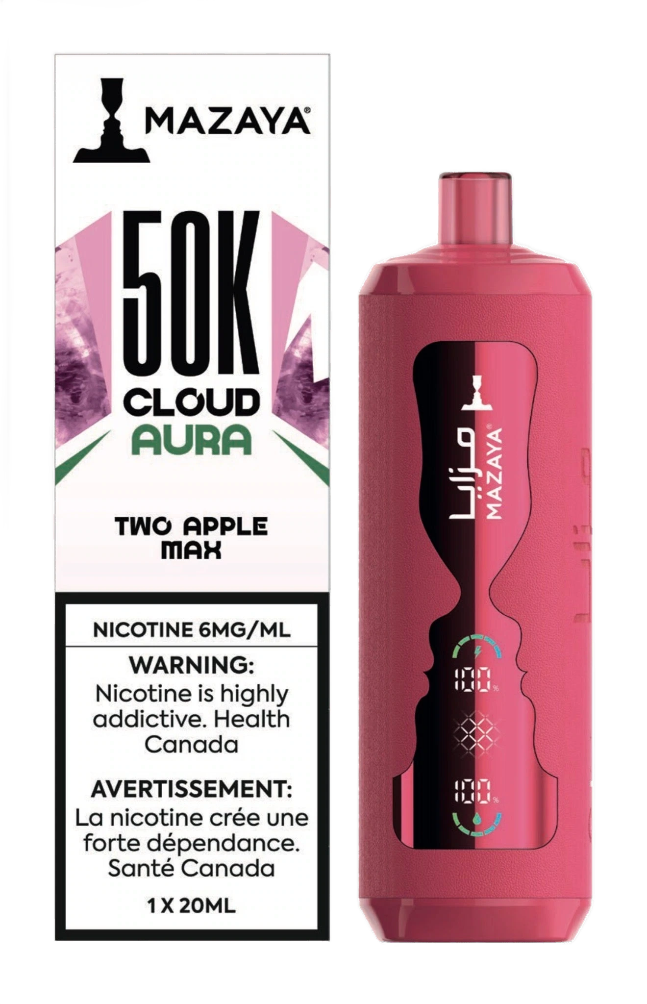 Mazaya 50K Cloud Aura — Two Apple Max