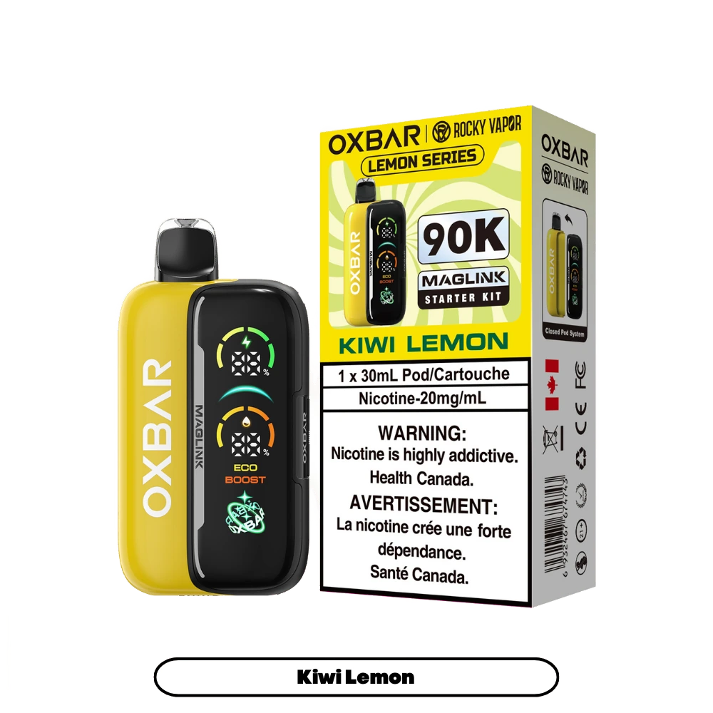 OXBAR Maglink 90K — Kiwi Lemon