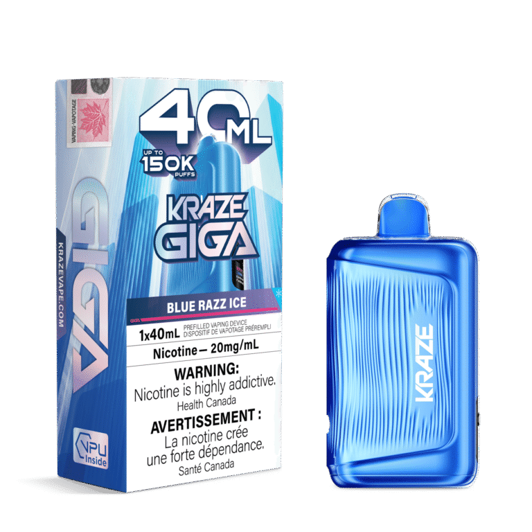 Kraze Giga 150K — Blue Razz Ice