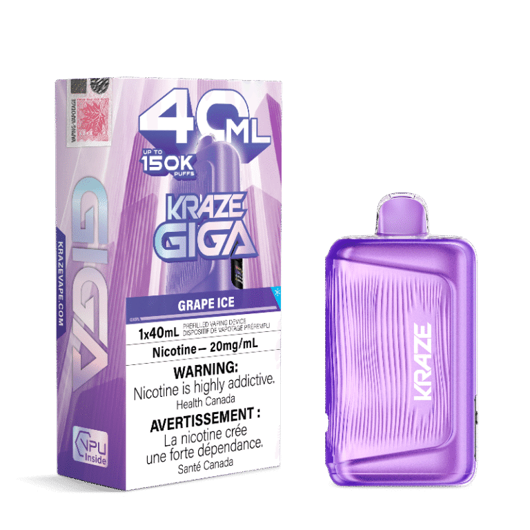Kraze Giga 150K — Grape Ice