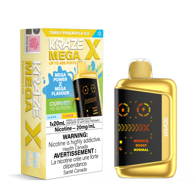 Kraze Mega X 48K — Tangy Pineapple Ice