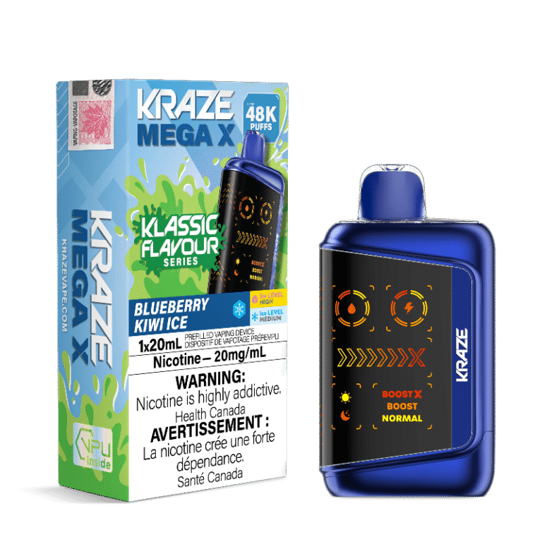 Kraze Mega X 48K — Blueberry Kiwi Ice