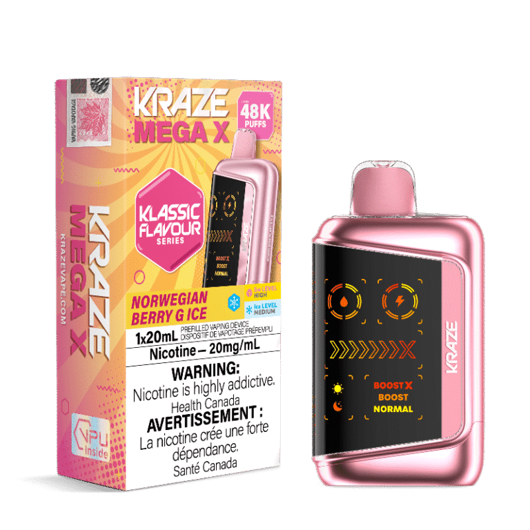 Kraze Mega X 48K — Norwegian Berry G Ice