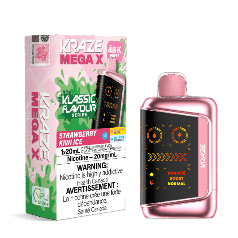 Kraze Mega X 48K — Strawberry Kiwi Ice