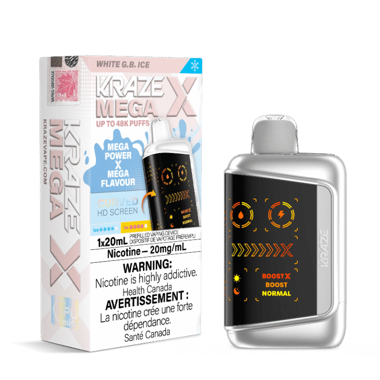 Kraze Mega X 48K — White B.G Ice