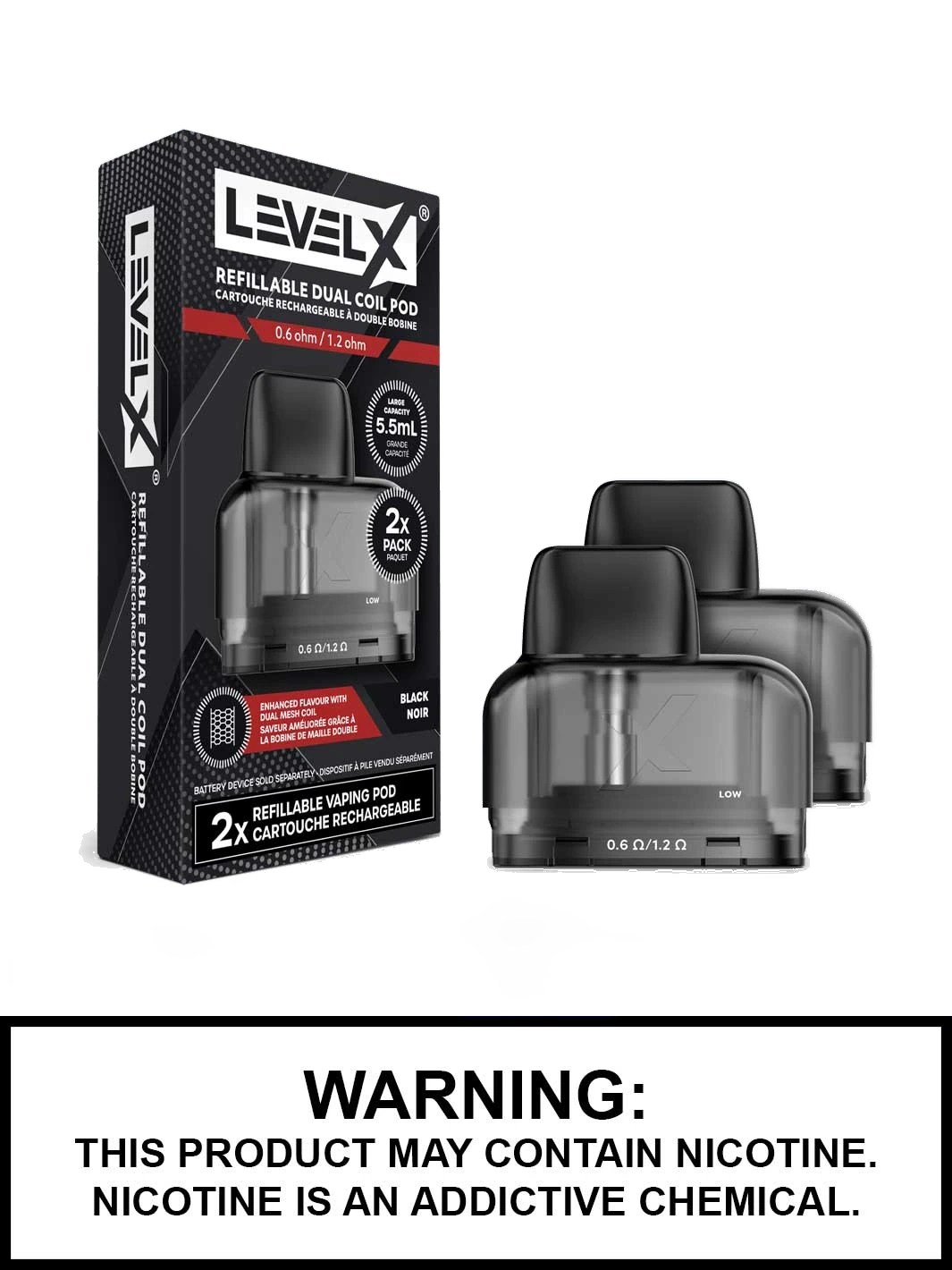 Level X Refillable Pod