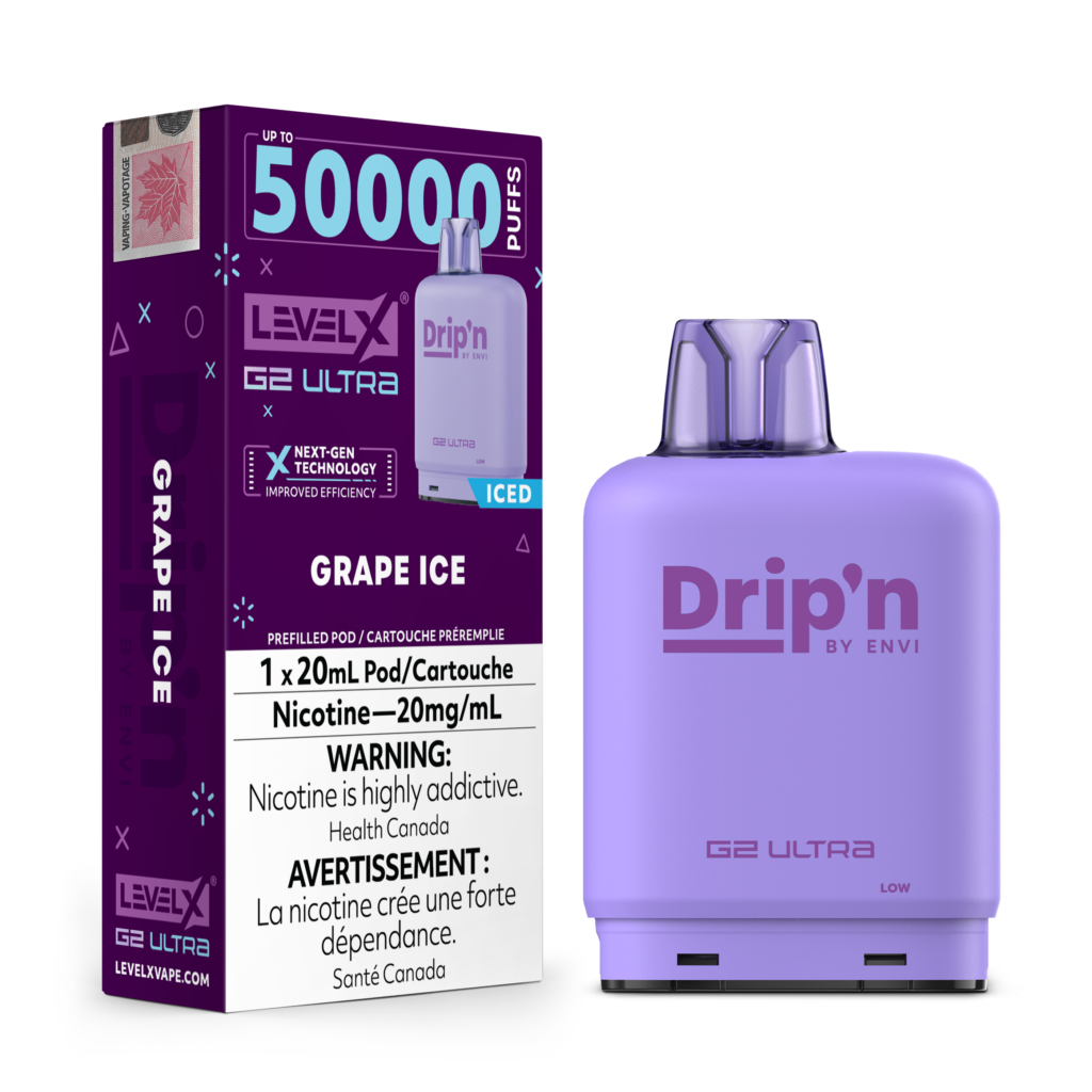 Level X G2 Ultra Drip'n Pod — Grape Ice