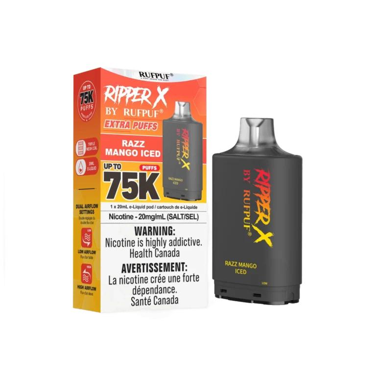 Ripper X 75K — Razz Mango Iced