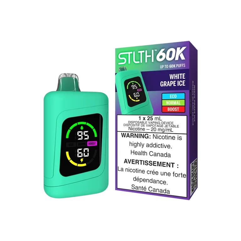 STLTH 60K - White Grape Ice