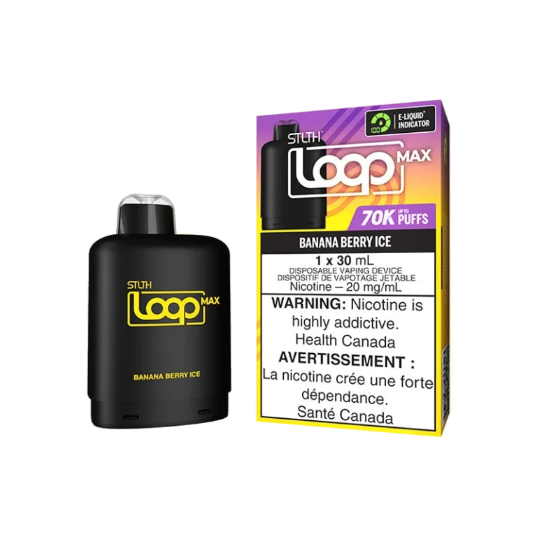 STLTH Loop Max 70K — Banana Berry Ice