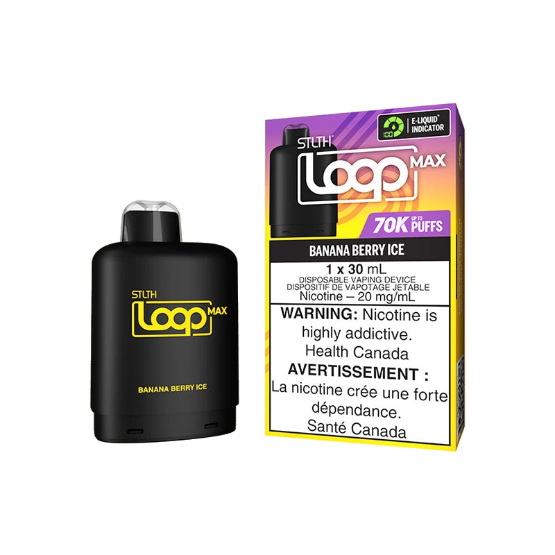 STLTH Loop Max 70K — Banana Berry Ice