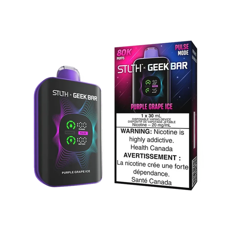 STLTH × Geek Bar 80K — Purple Grape Ice