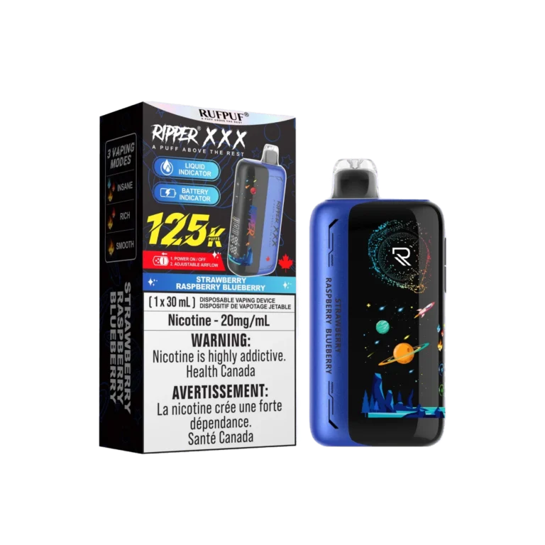 Ripper XXX 125K — Strawberry Raspberry Blueberry