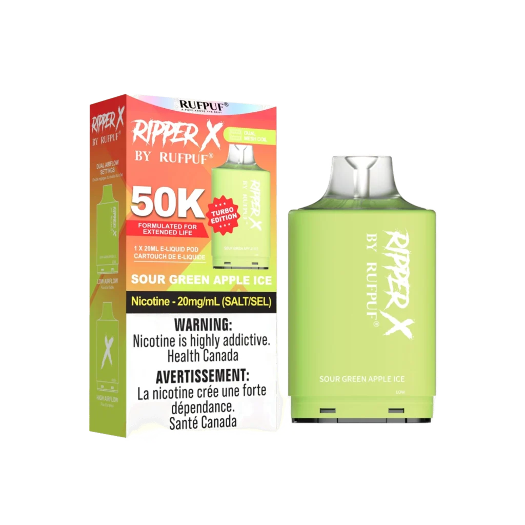 Ripper X Blend 50K — Sour Green Apple Ice