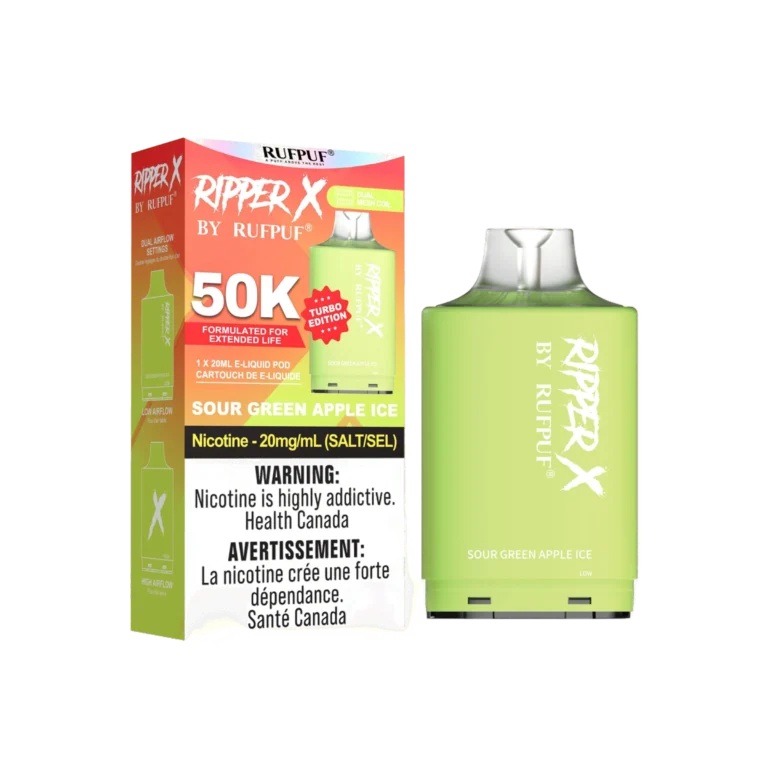 Ripper X Blend 50K — Sour Green Apple Ice
