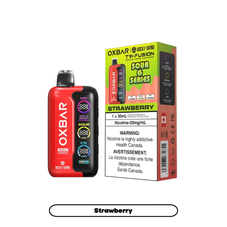 OXBAR 42K Tri Fusion — Sour G Series Strawberry
