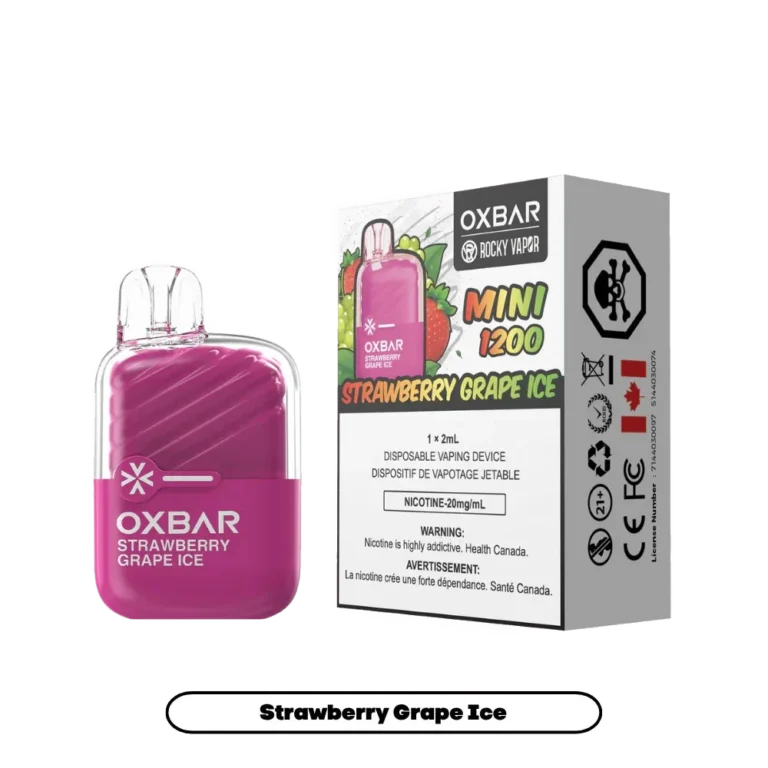 OXBAR Mini 1200 — Strawberry Grape Ice