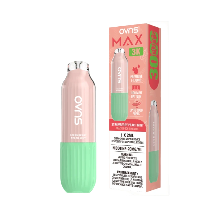 OVNS Max — Strawberry Peach Mint