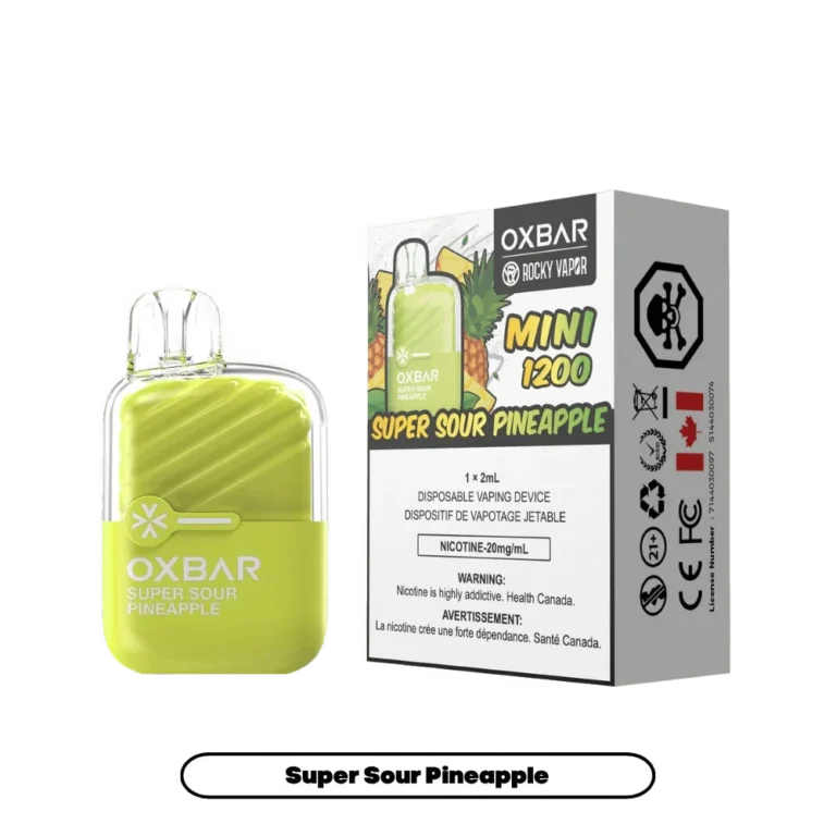 OXBAR Mini 1200 — Super Sour Pineapple