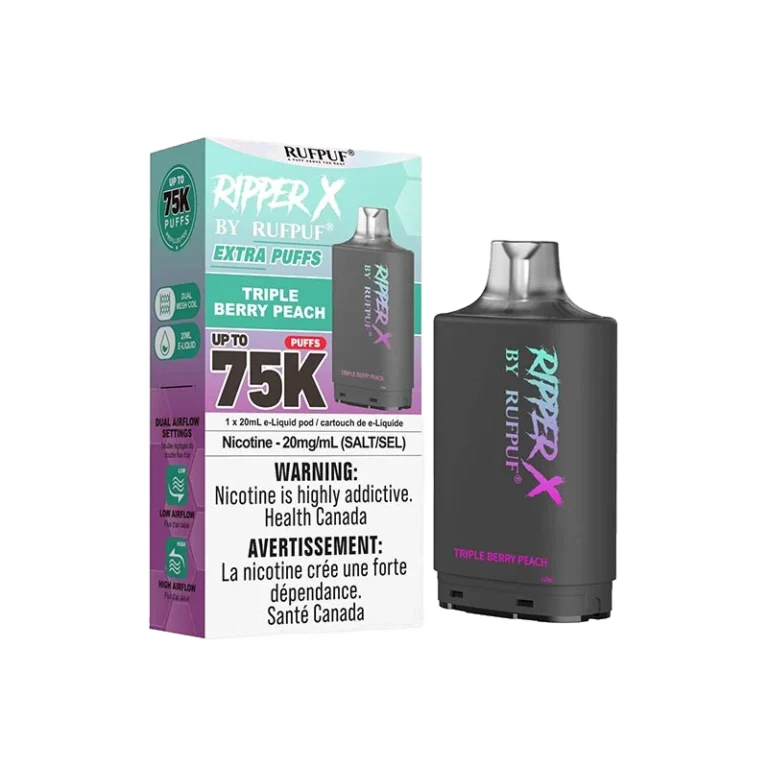 Ripper X 75K — Triple Berry Peach