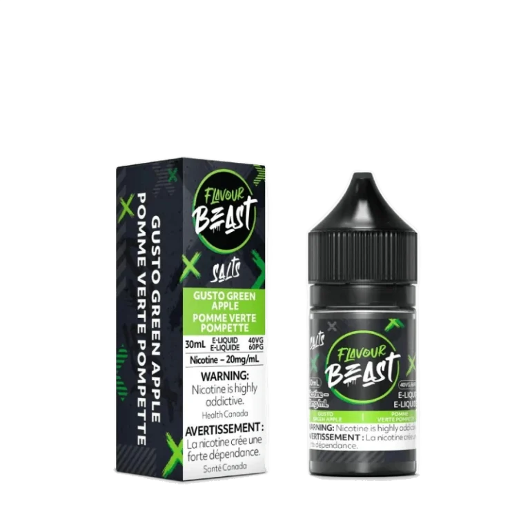 Flavour Beast Salts 60mL — Gusto Green Apple - 20mg