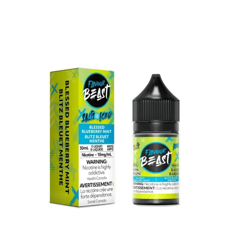 Flavour Beast Salts 60mL — Blessed Blueberry Mint - 20mg