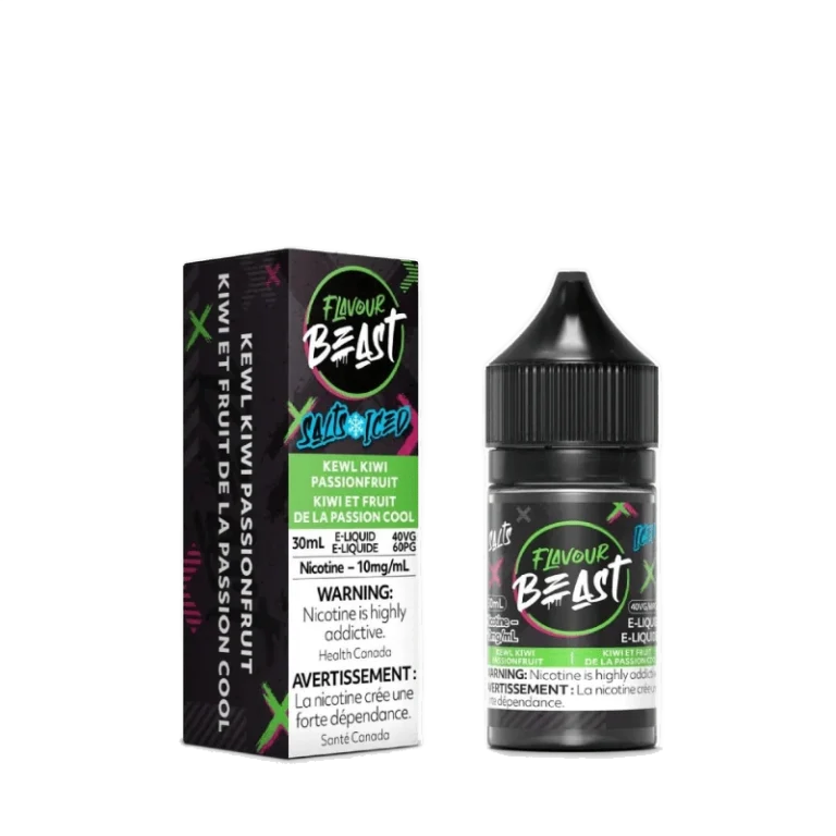 Flavour Beast Salts 60mL — Kewl Kiwi Passionfruit - 20mg
